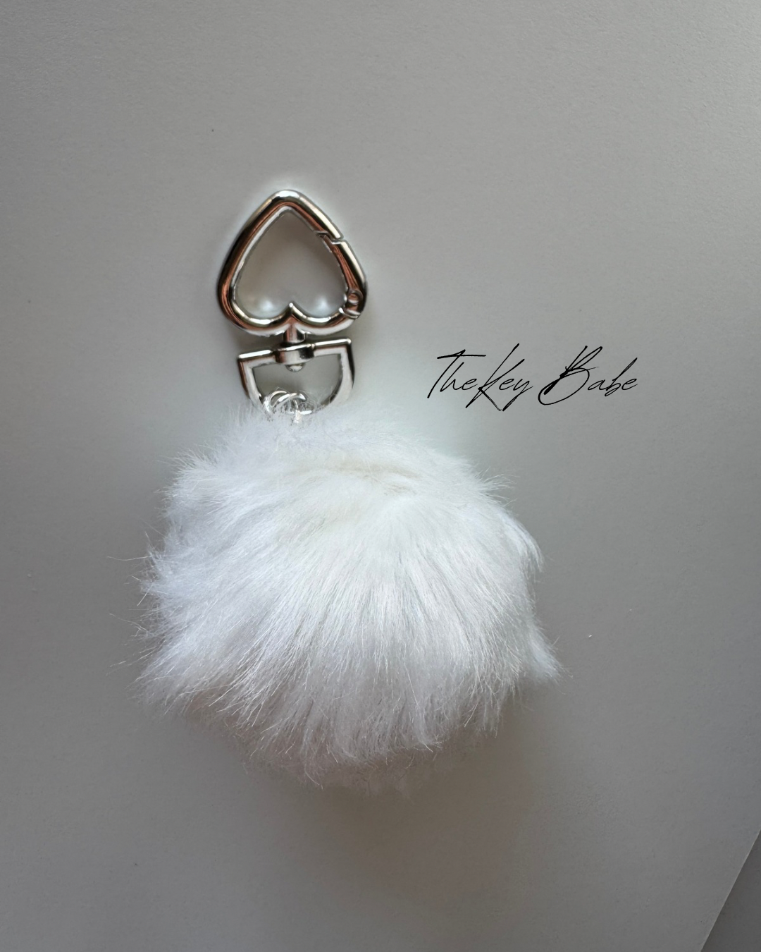 Angel puff bag charm