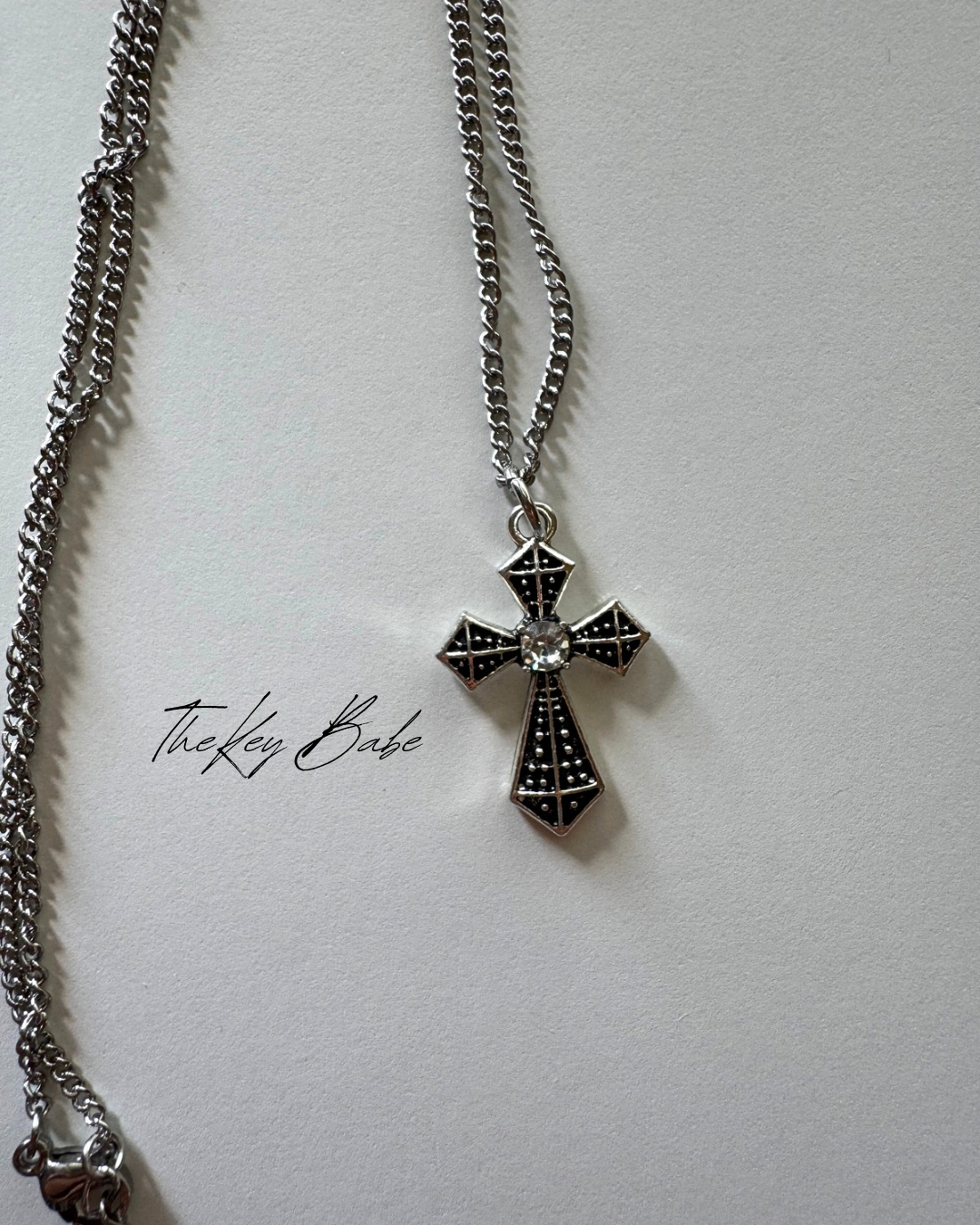 Sacred night cross necklace